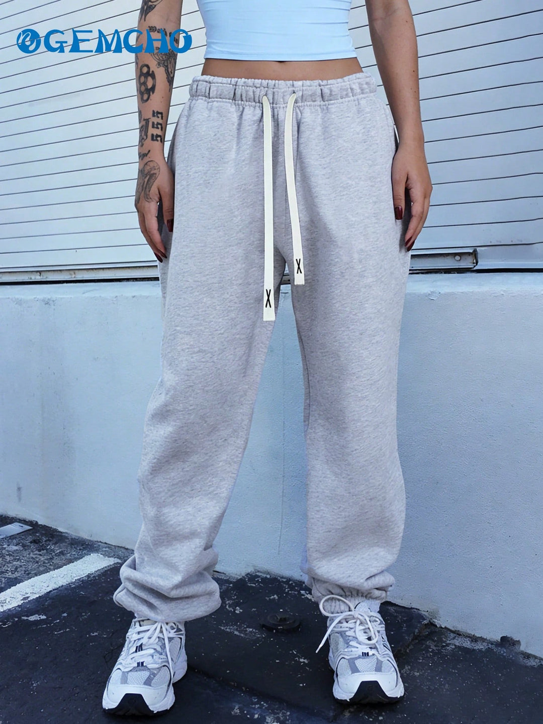 Pantaloni SHEIN, gri