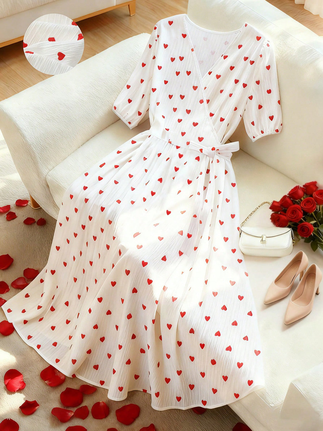 Rochie maxi SHEIN, alb