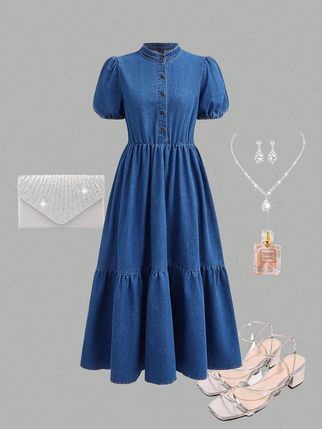 Rochie SHEIN, albastru