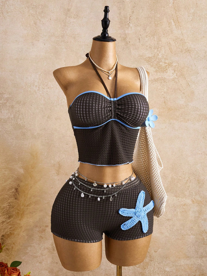 Costum de baie SHEIN, mix culori