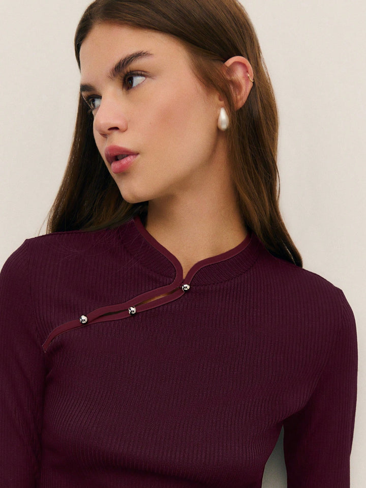 Top SHEIN, vișiniu