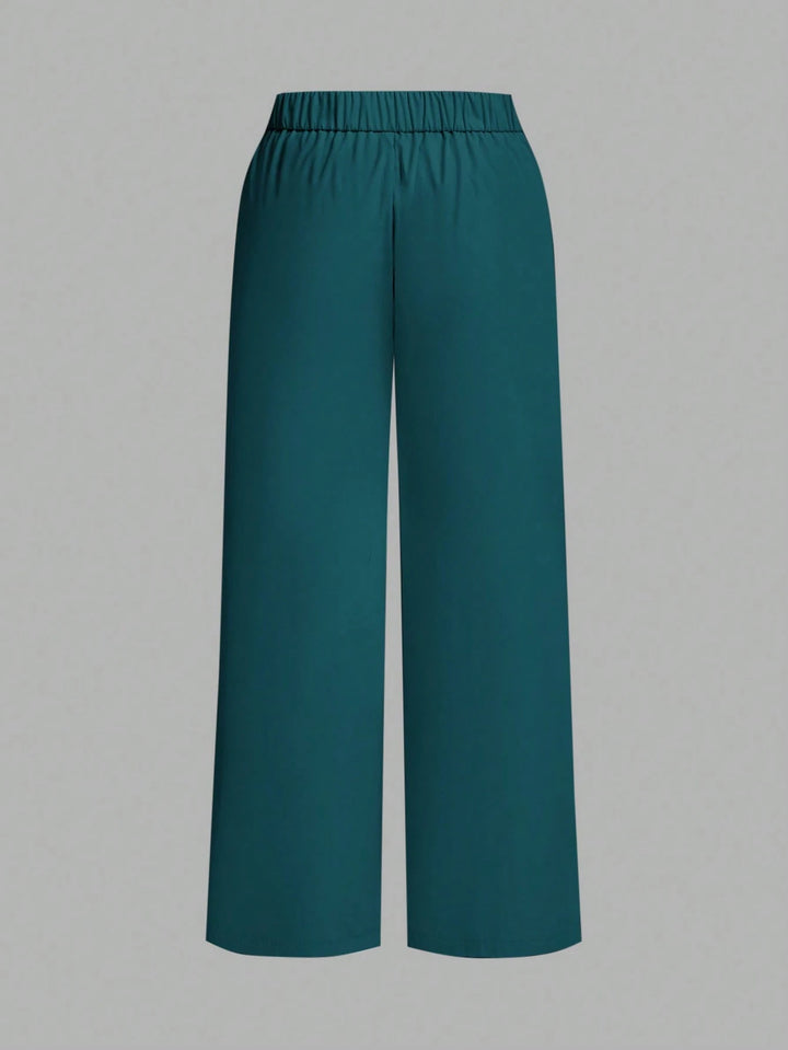 Pantaloni SHEIN, turcoaz