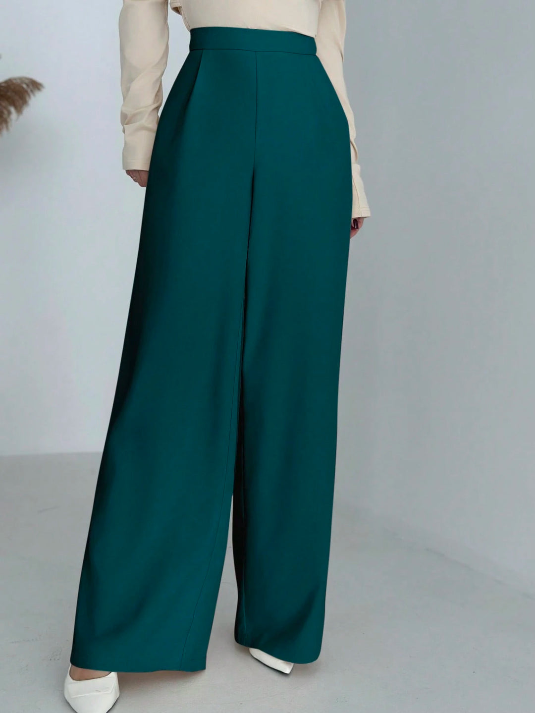 Pantaloni SHEIN, turcoaz