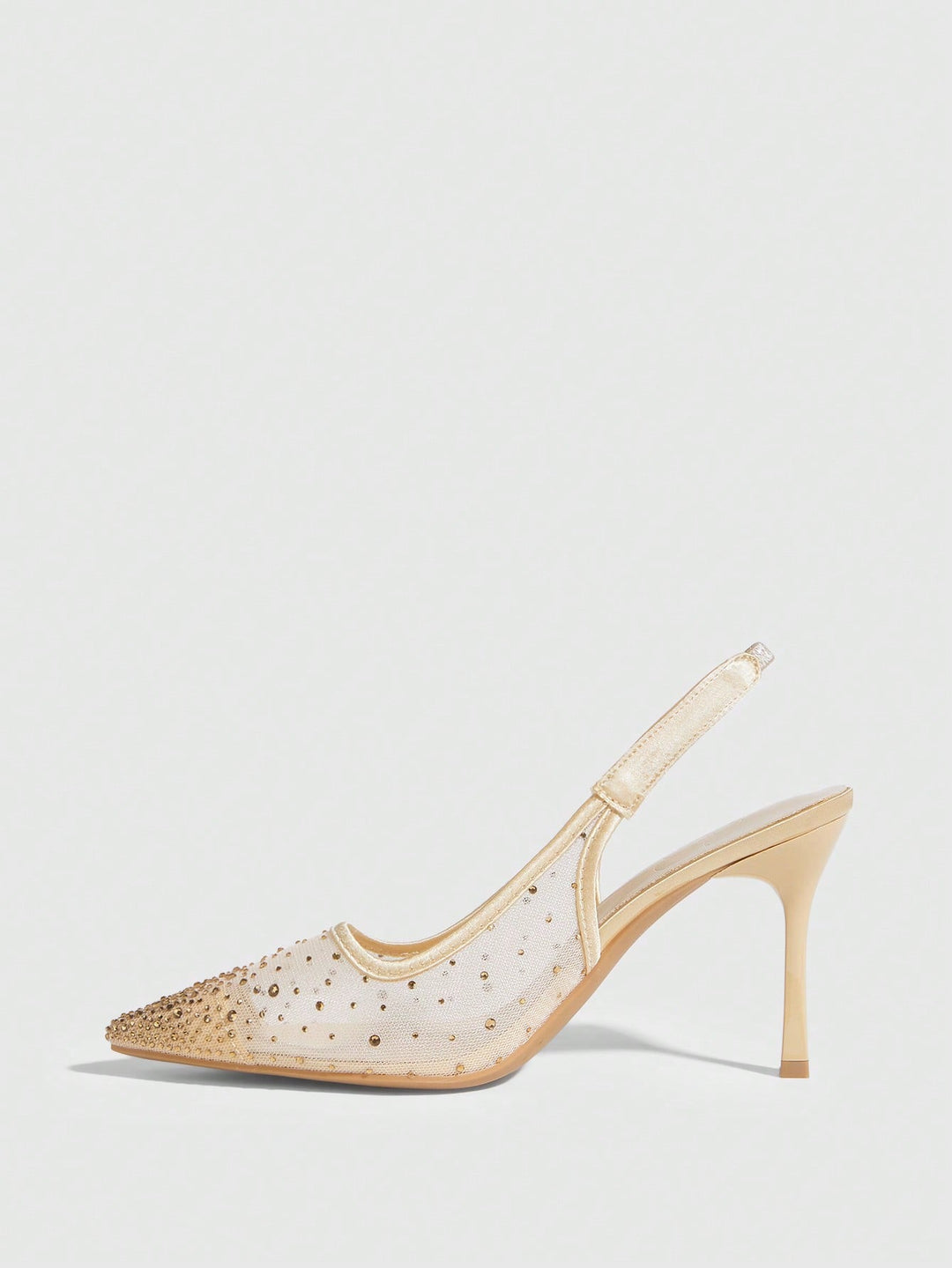 Pantofi cu toc SHEIN, auriu