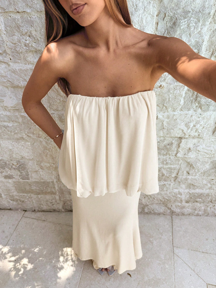 Rochie maxi SHEIN, portocaliu