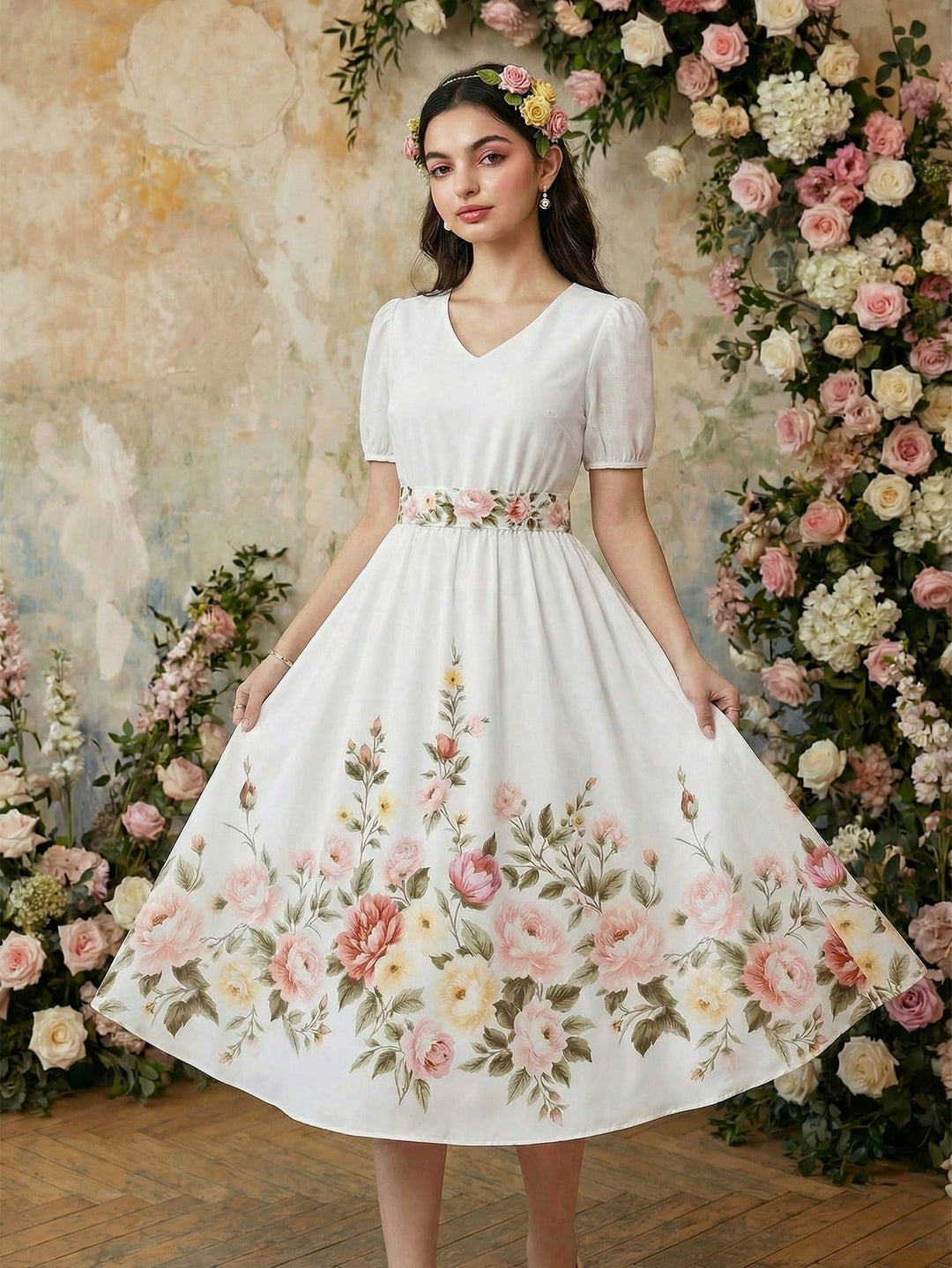 Rochie SHEIN, alb