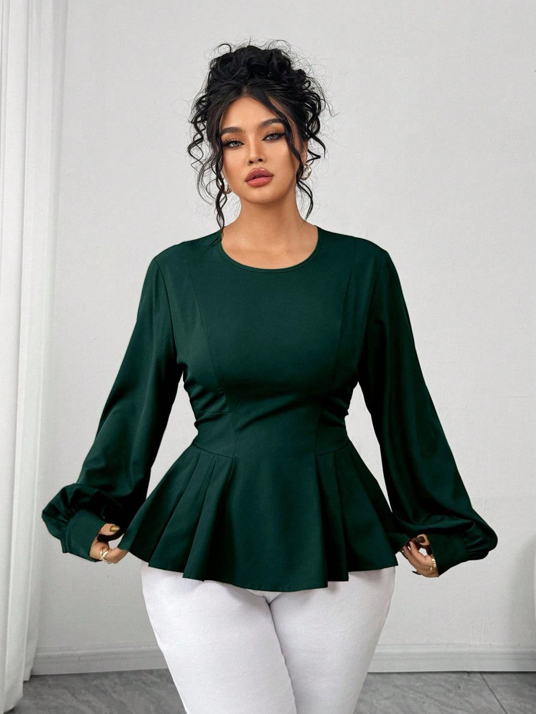 Bluză SHEIN, verde