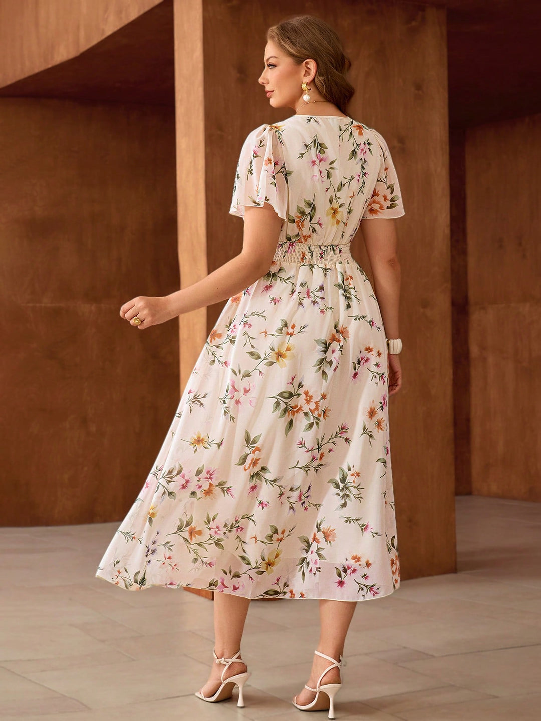Rochie SHEIN, portocaliu