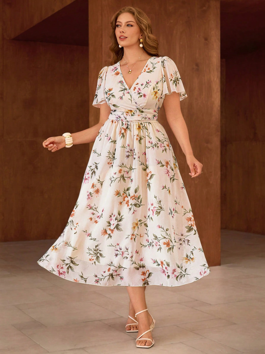 Rochie SHEIN, portocaliu