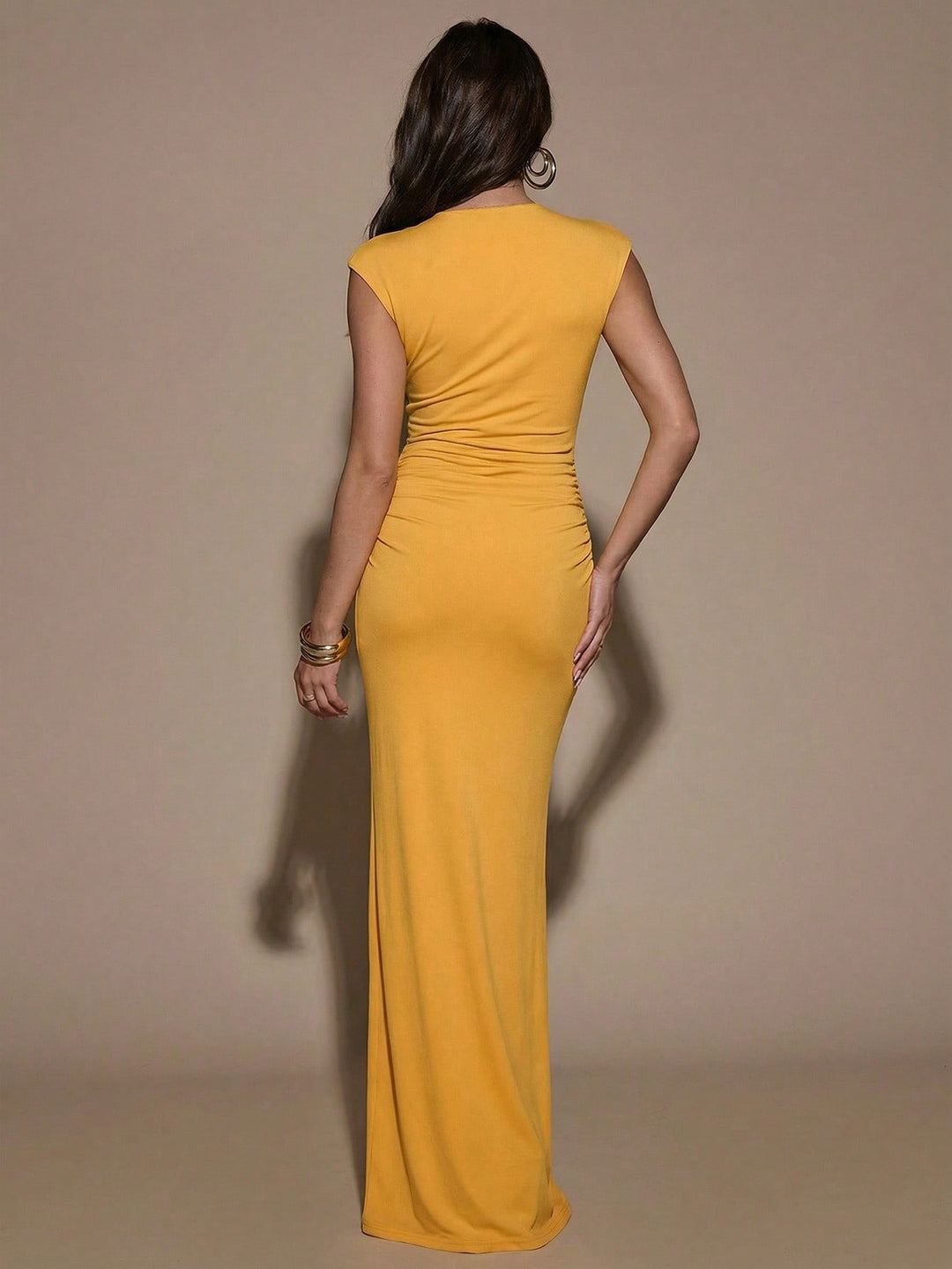 Rochie maxi SHEIN, galben