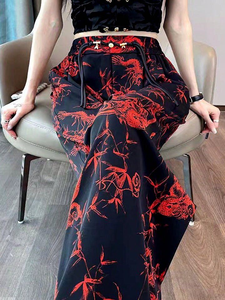 Pantaloni SHEIN, roșu