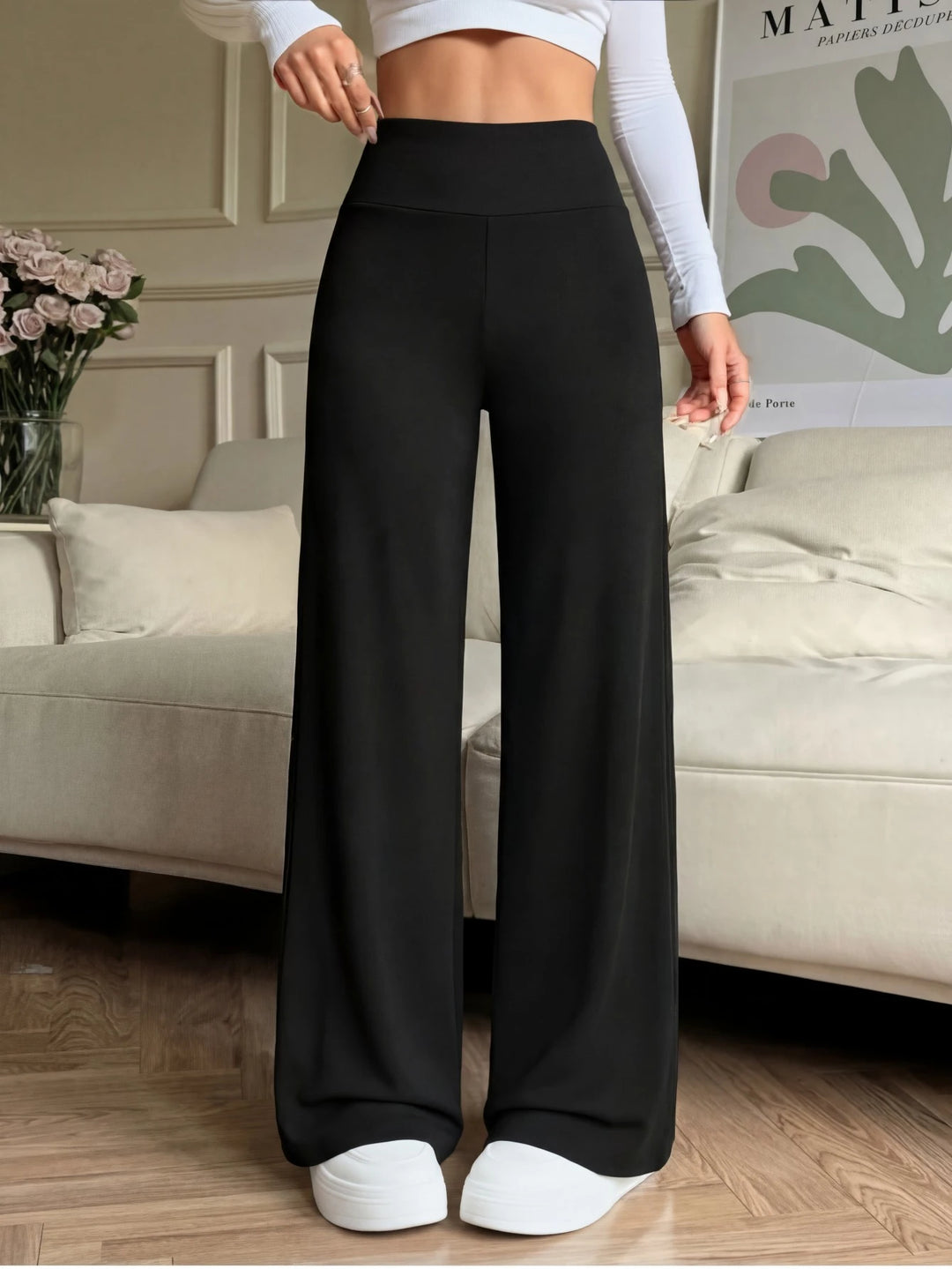 Pantaloni SHEIN, negru