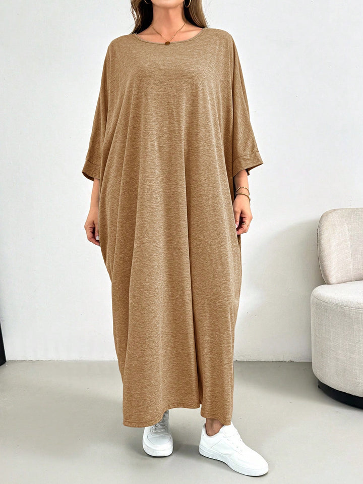 Rochie maxi SHEIN, maro