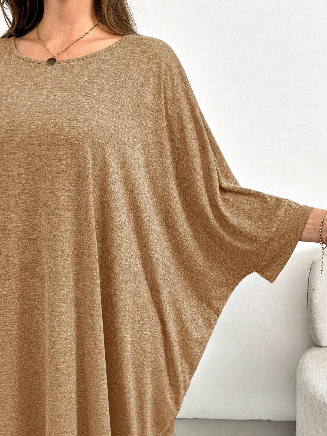 Rochie maxi SHEIN, maro