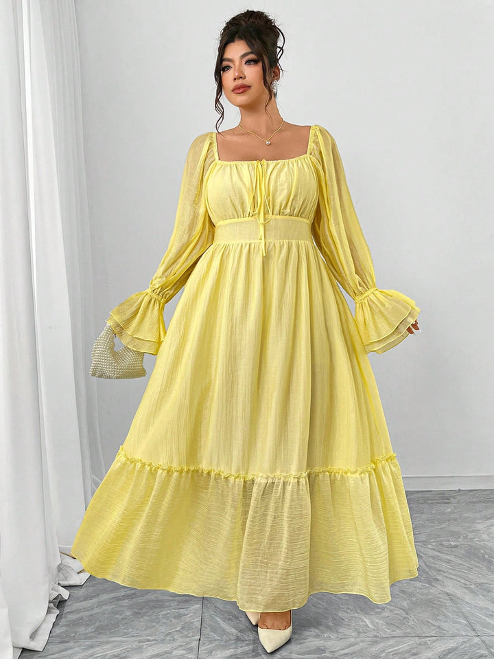 Rochie maxi SHEIN, galben