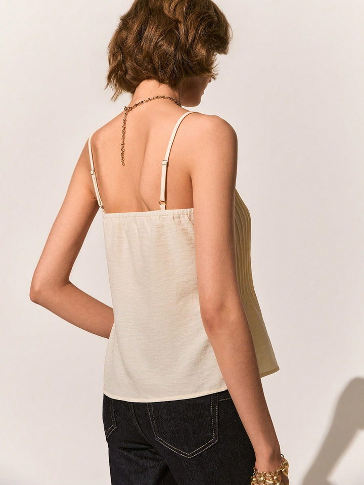 Top SHEIN, portocaliu