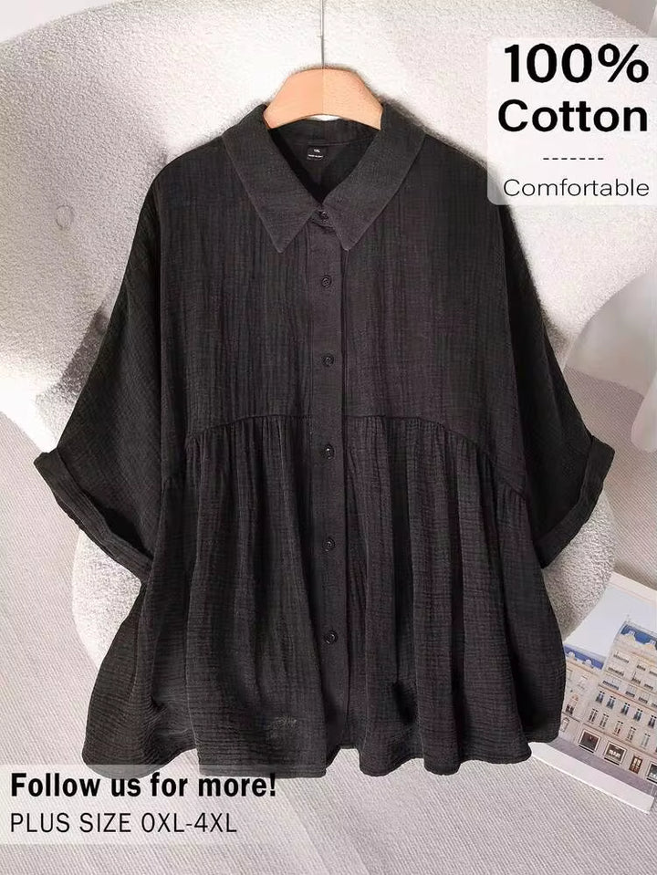 Cămașă cu mânecă scurtă SHEIN, negru