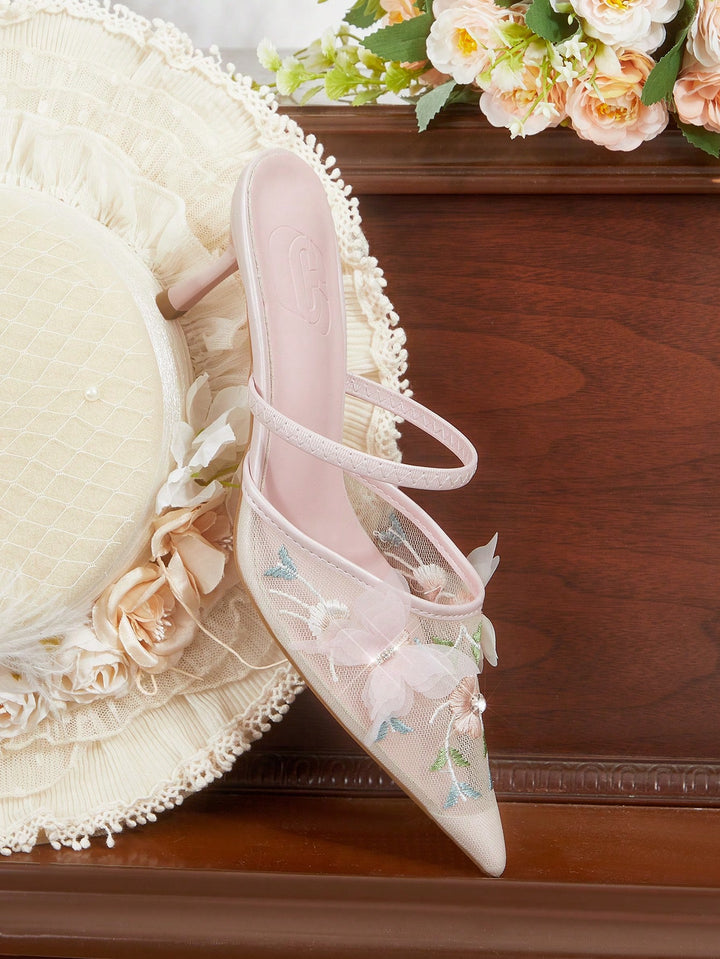 Pantofi cu toc SHEIN, roz