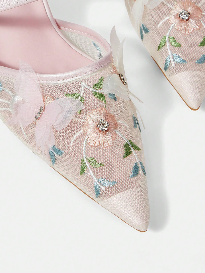 Pantofi cu toc SHEIN, roz
