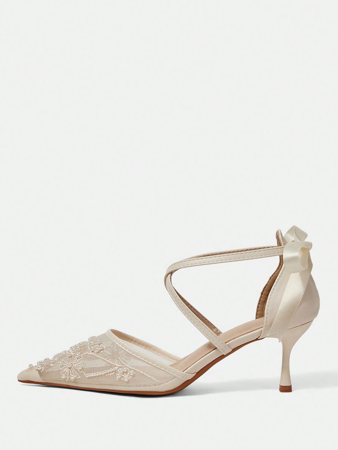 Pantofi cu toc SHEIN, bej