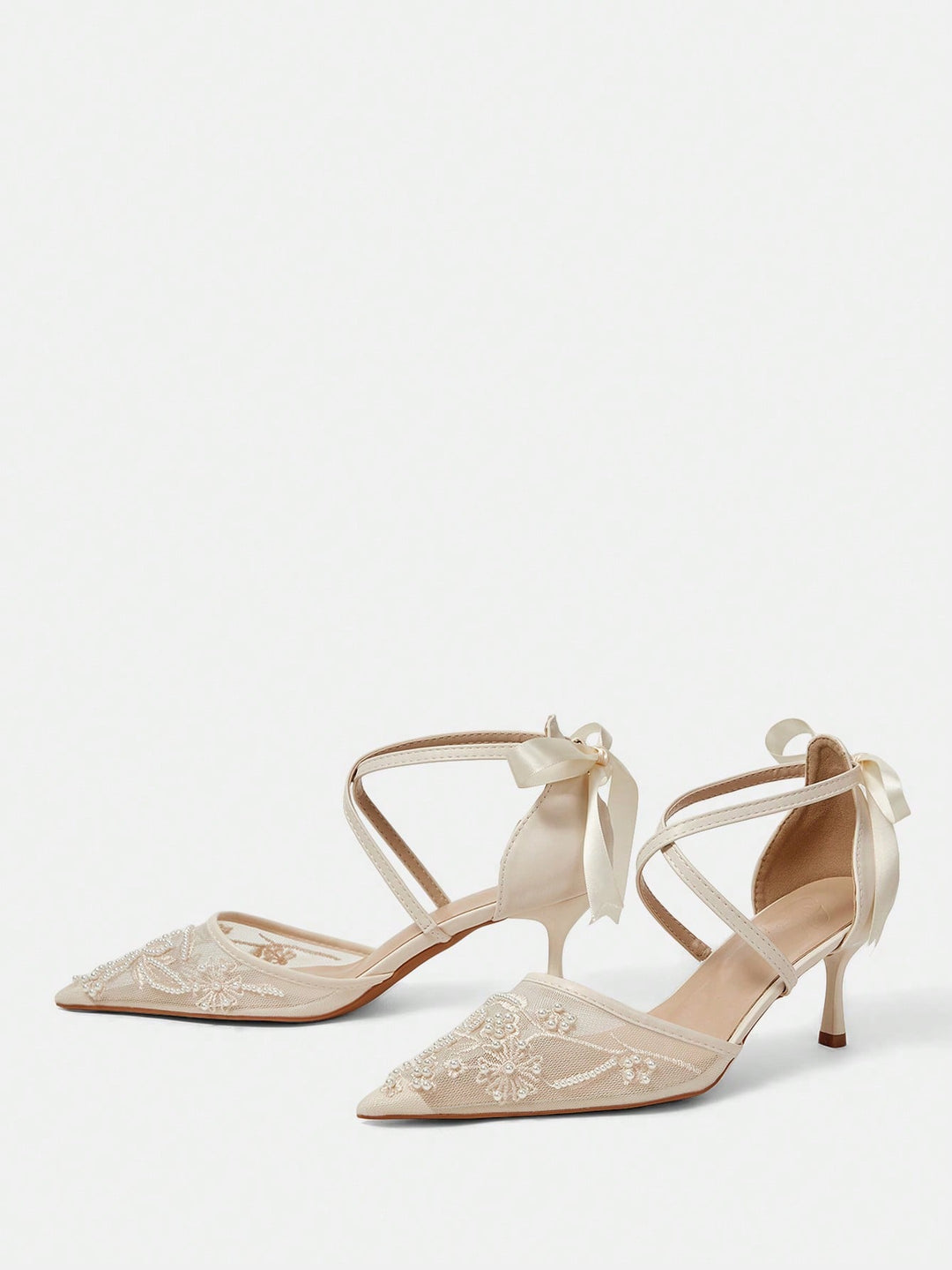 Pantofi cu toc SHEIN, bej