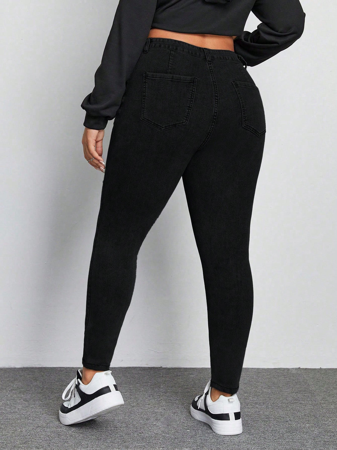Jeans SHEIN, negru