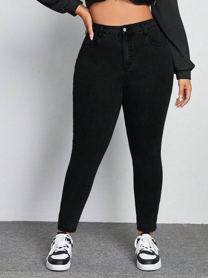 Jeans SHEIN, negru