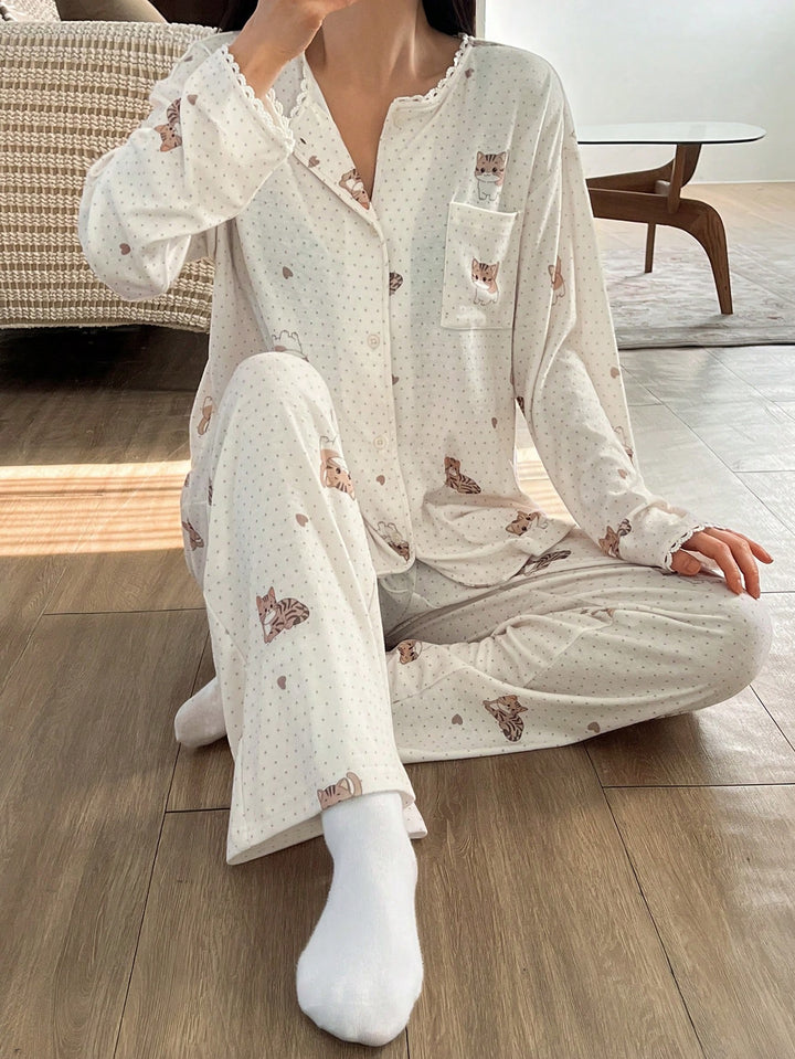 Pijama SHEIN, portocaliu