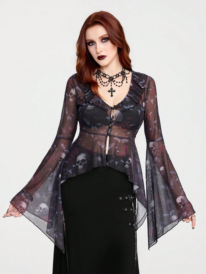 Top SHEIN, negru