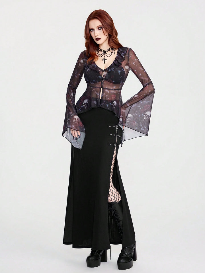 Top SHEIN, negru
