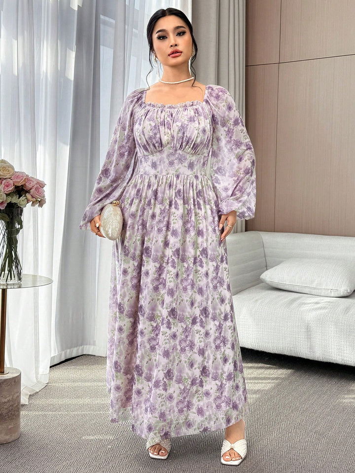 Rochie maxi SHEIN, mix culori