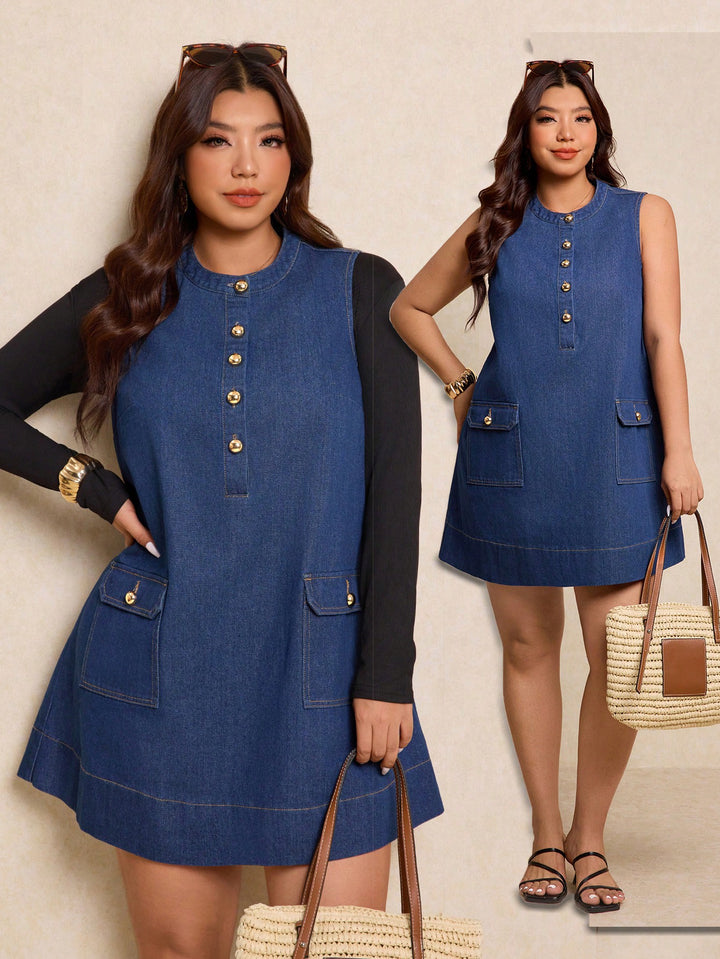 Rochie de blugi SHEIN, albastru