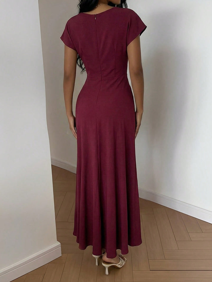 Rochie midi SHEIN, vișiniu