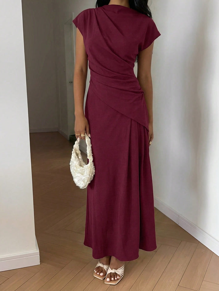 Rochie midi SHEIN, vișiniu