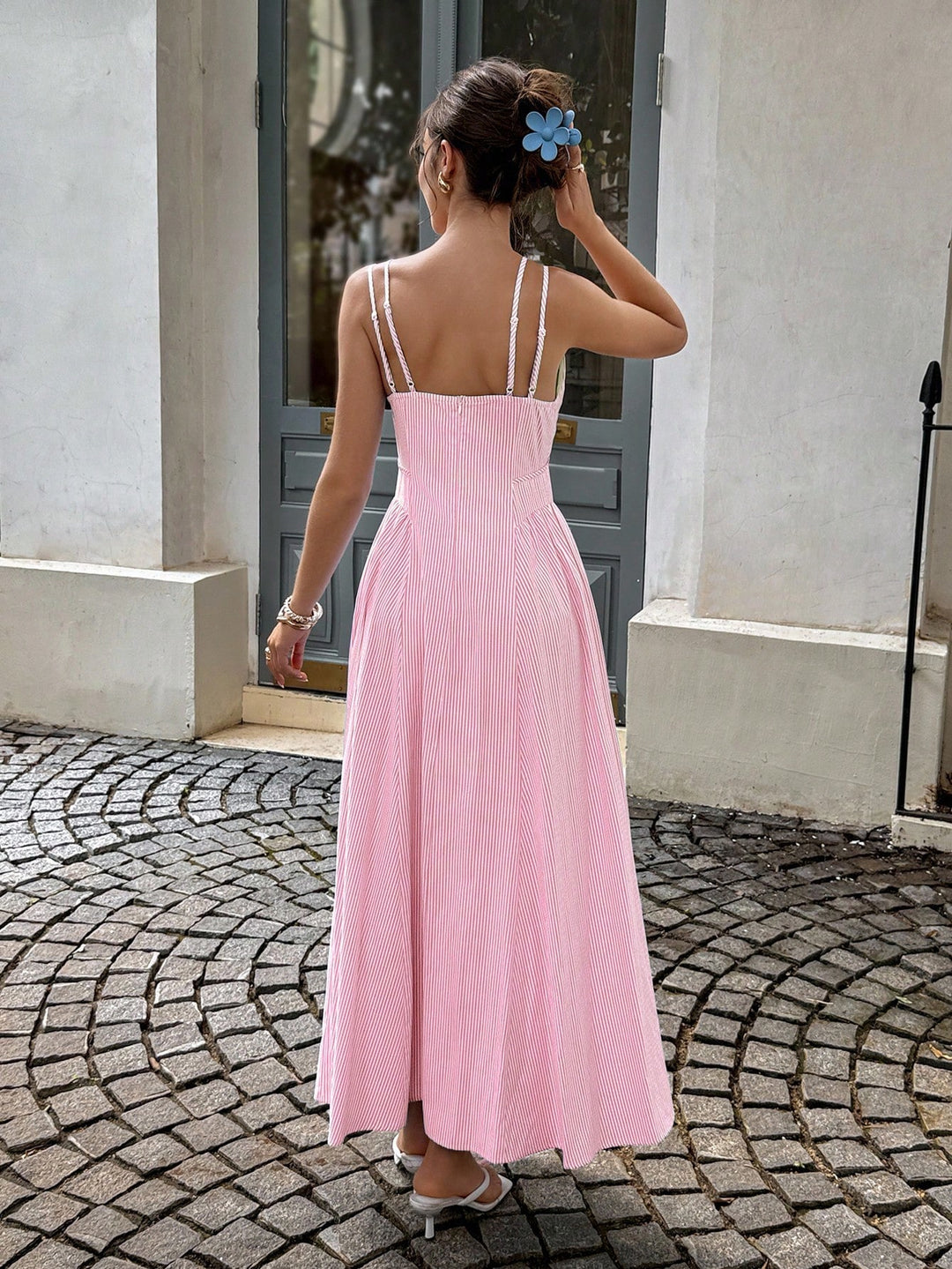 Rochie maxi SHEIN, roz