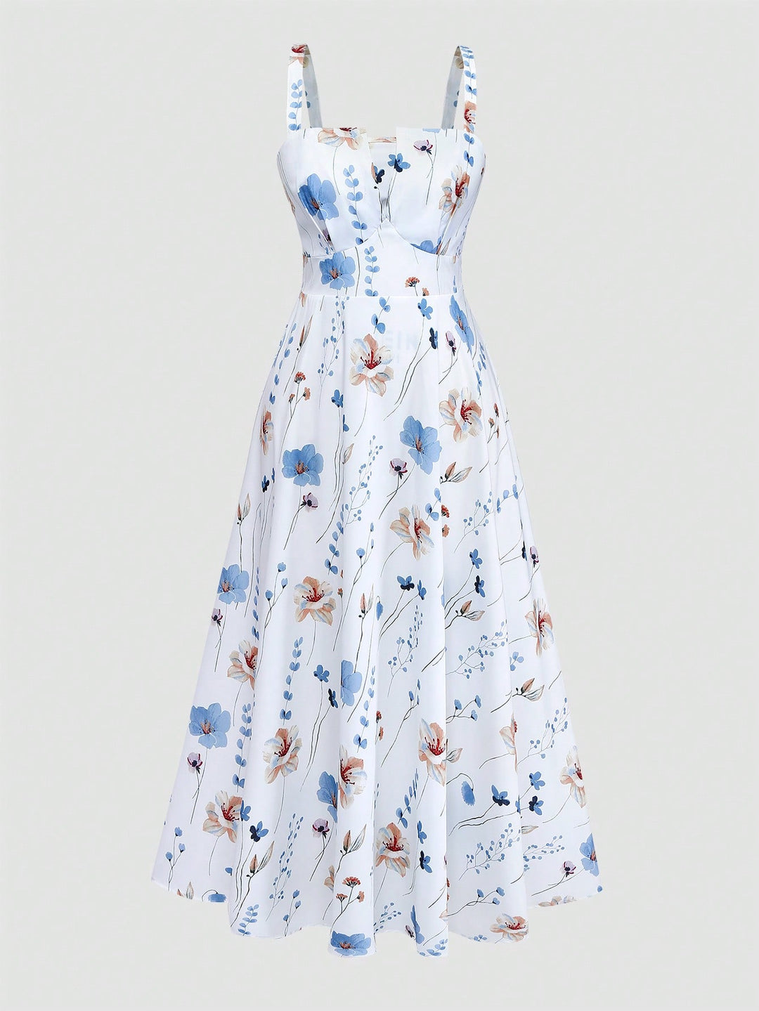 Rochie maxi SHEIN, alb