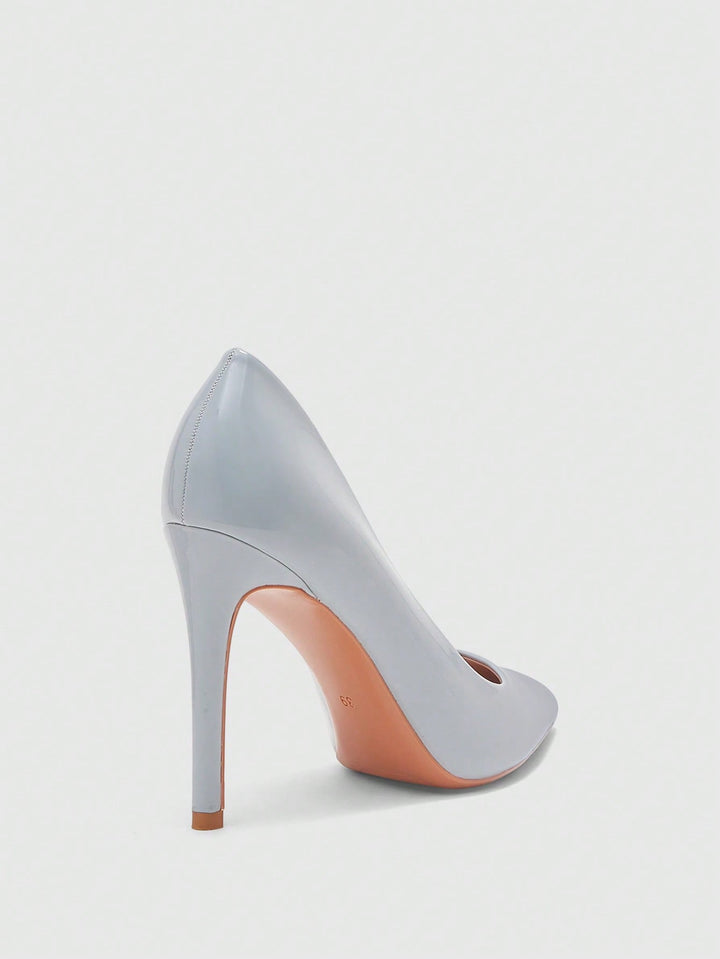 Pantofi cu toc SHEIN, albastru