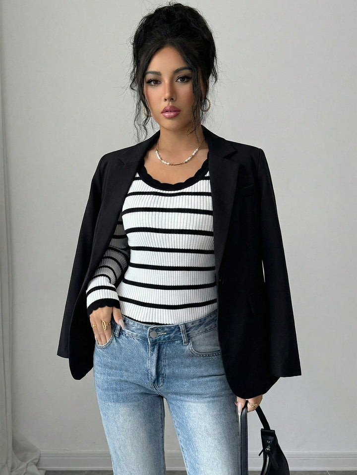 Pulover SHEIN, negru