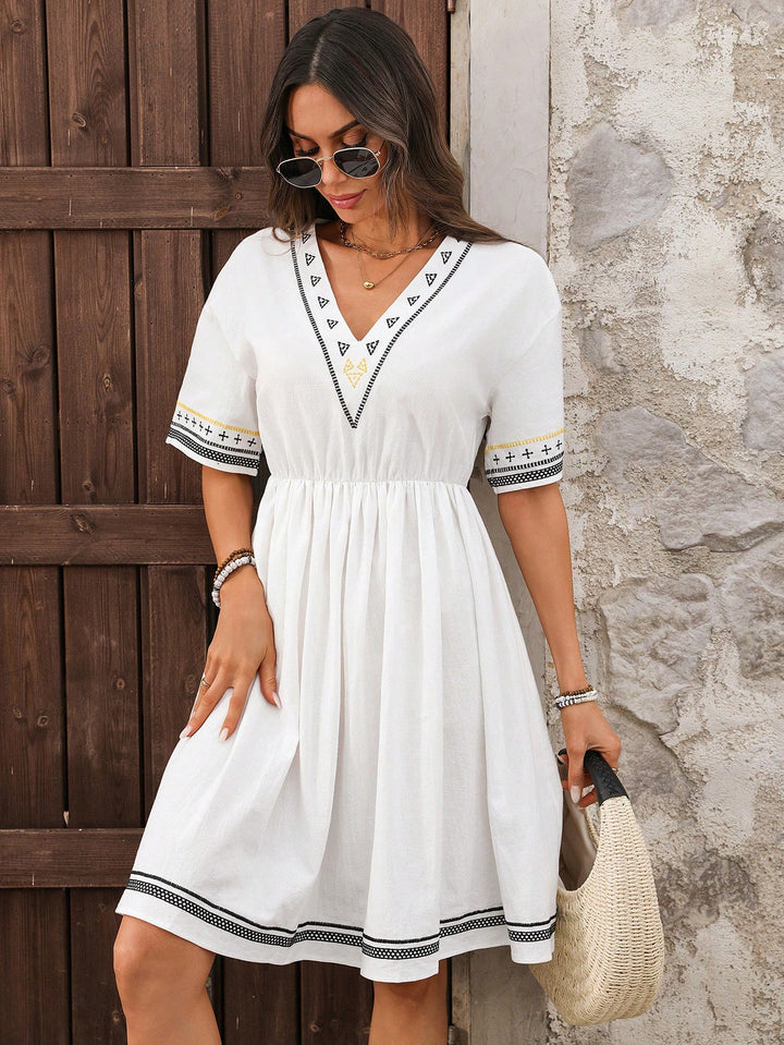 Rochie scurtă SHEIN, alb