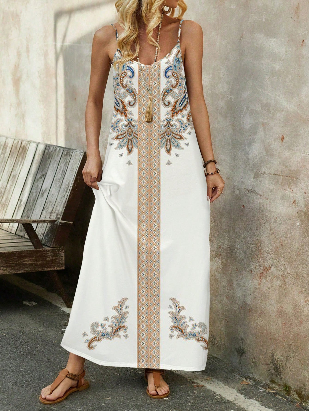 Rochie maxi SHEIN, mix culori