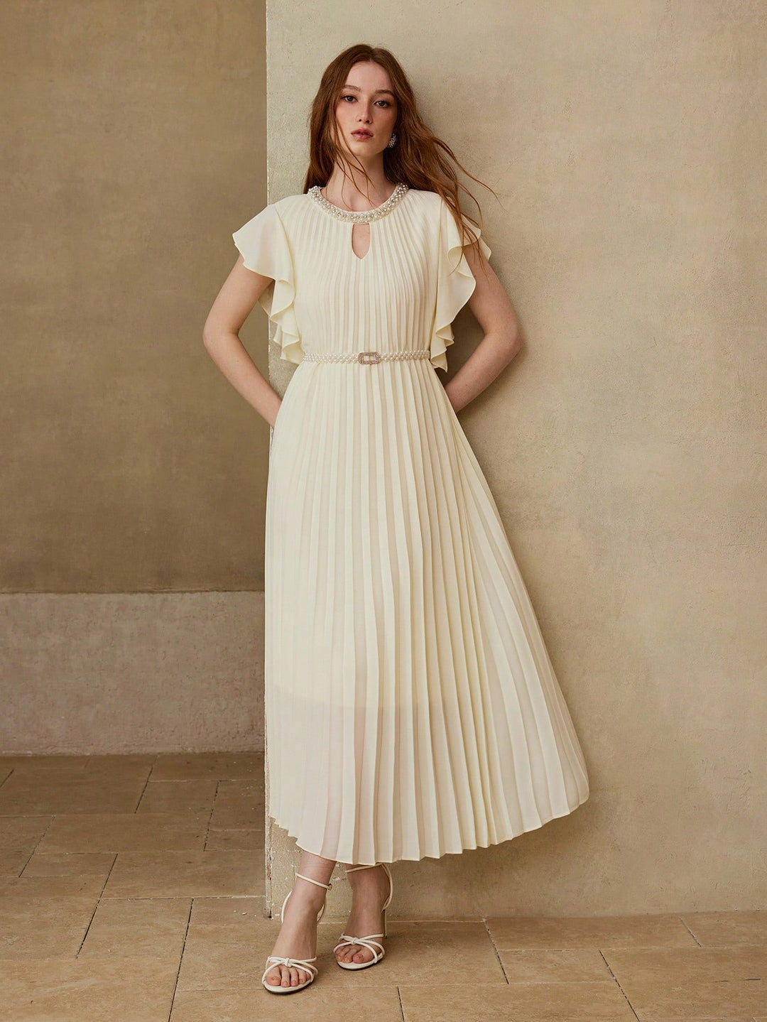 Rochie maxi SHEIN, portocaliu