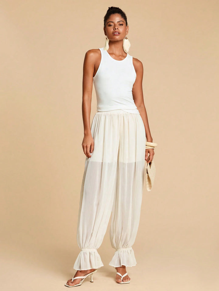 Pantaloni SHEIN, portocaliu