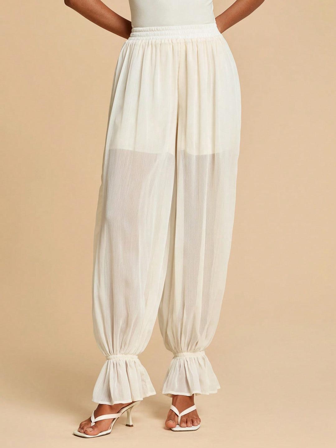 Pantaloni SHEIN, portocaliu