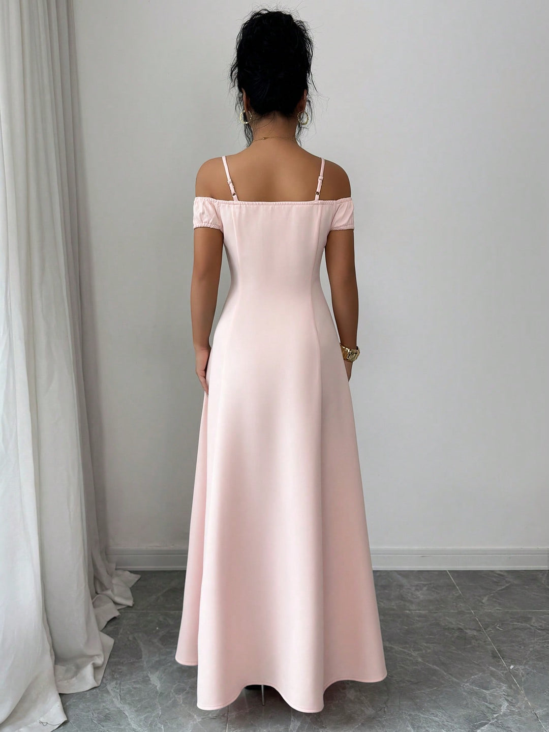 Rochie maxi SHEIN, roz