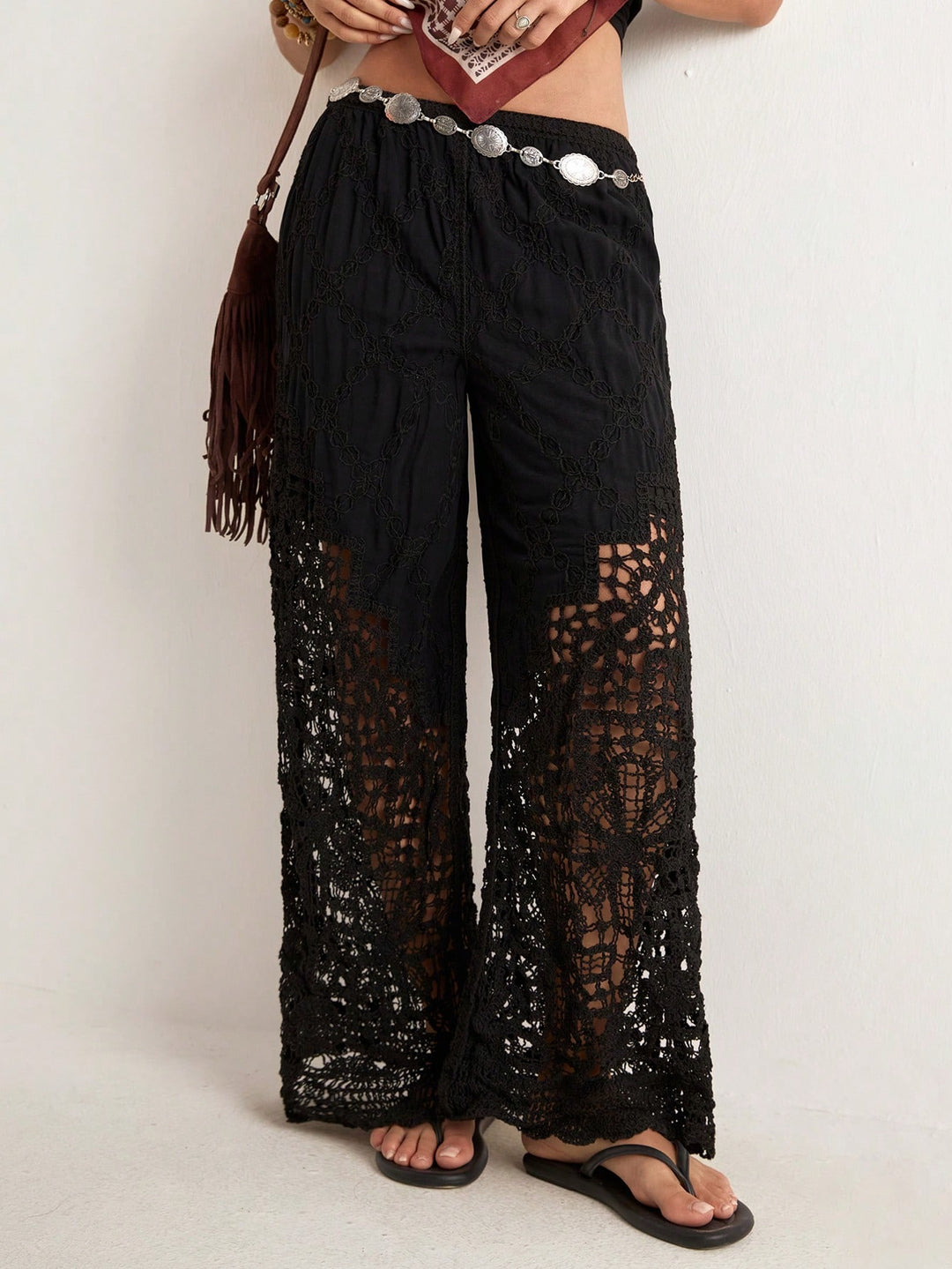 Pantaloni SHEIN, negru