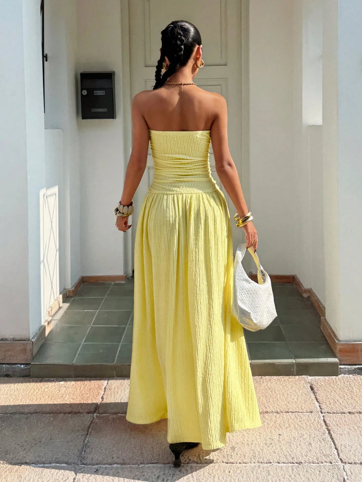 Rochie maxi SHEIN, galben