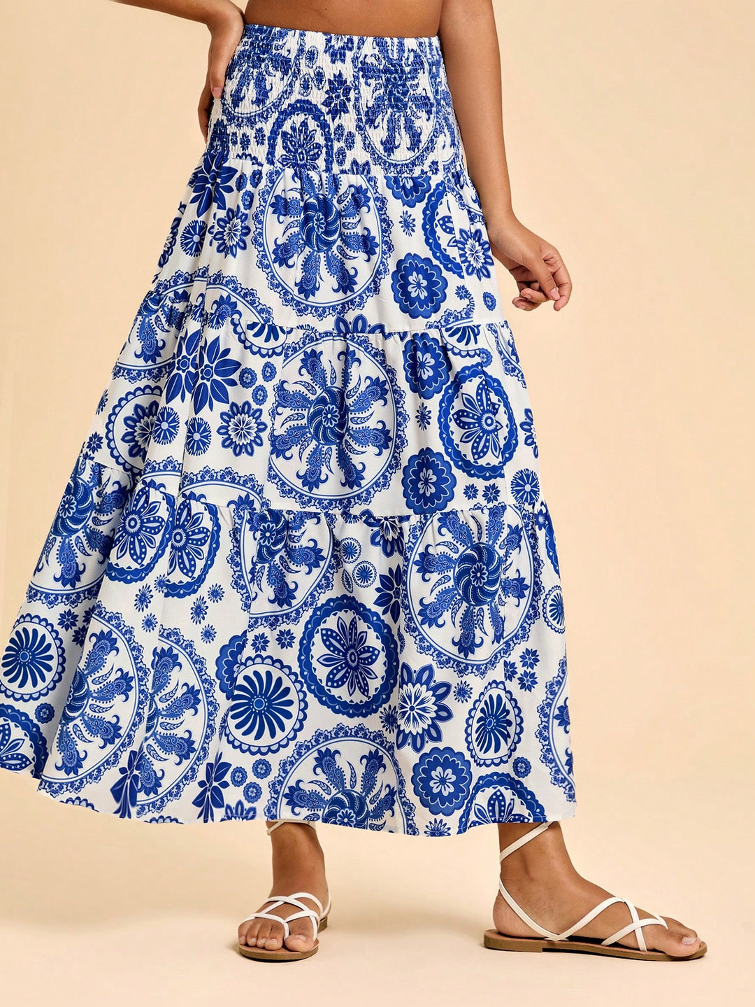 SHEIN maxi szoknya, kék