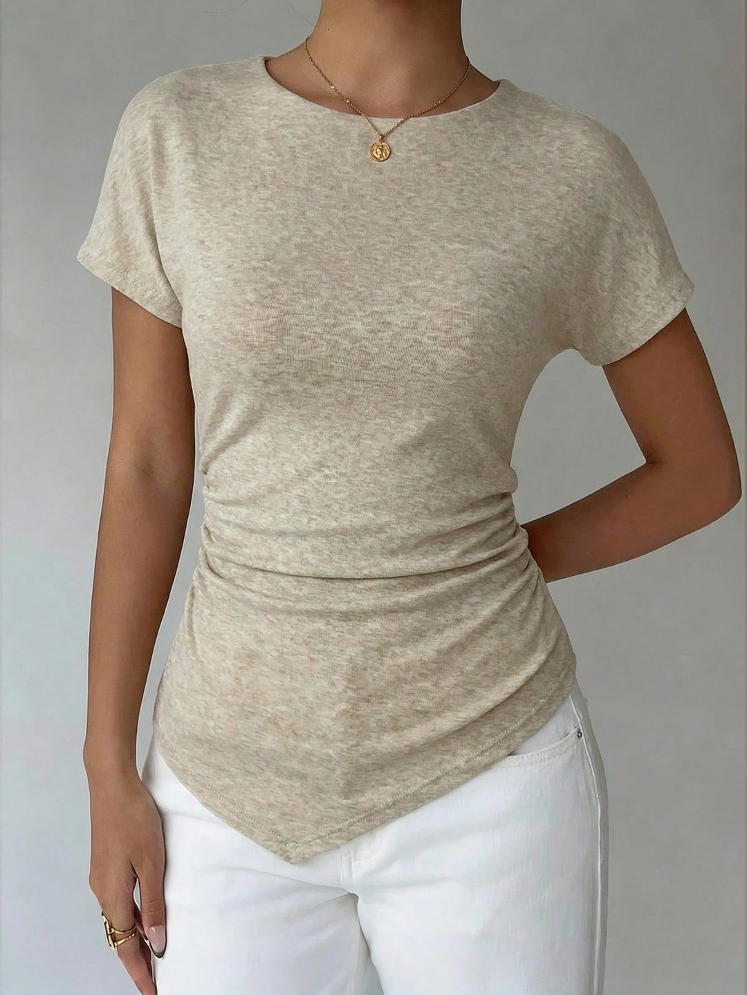 Tricou SHEIN, bej