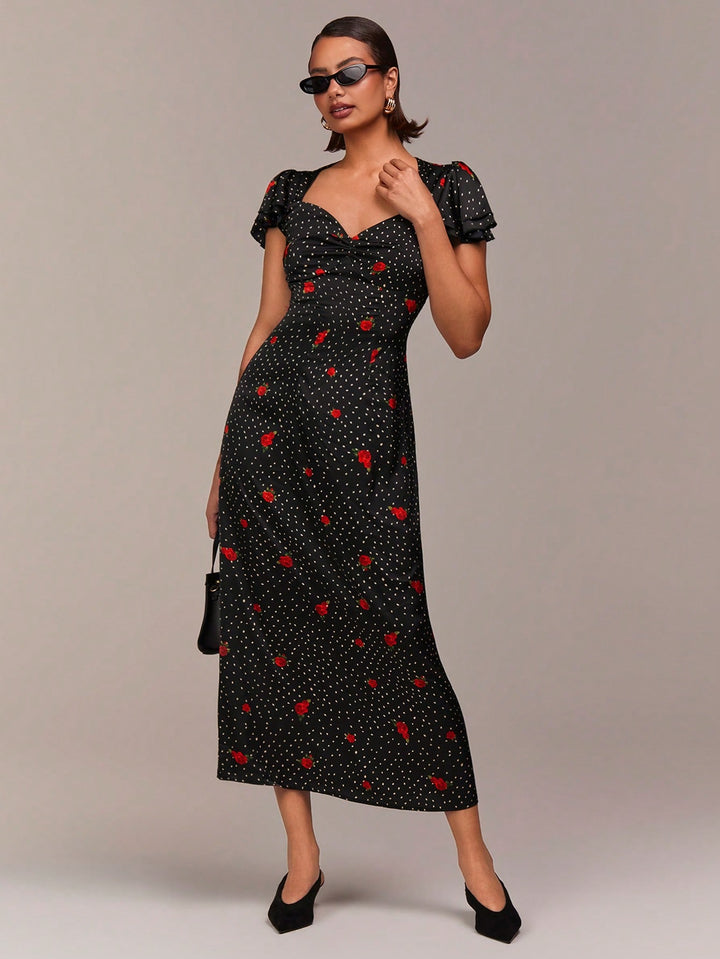 Rochie maxi SHEIN, mix culori