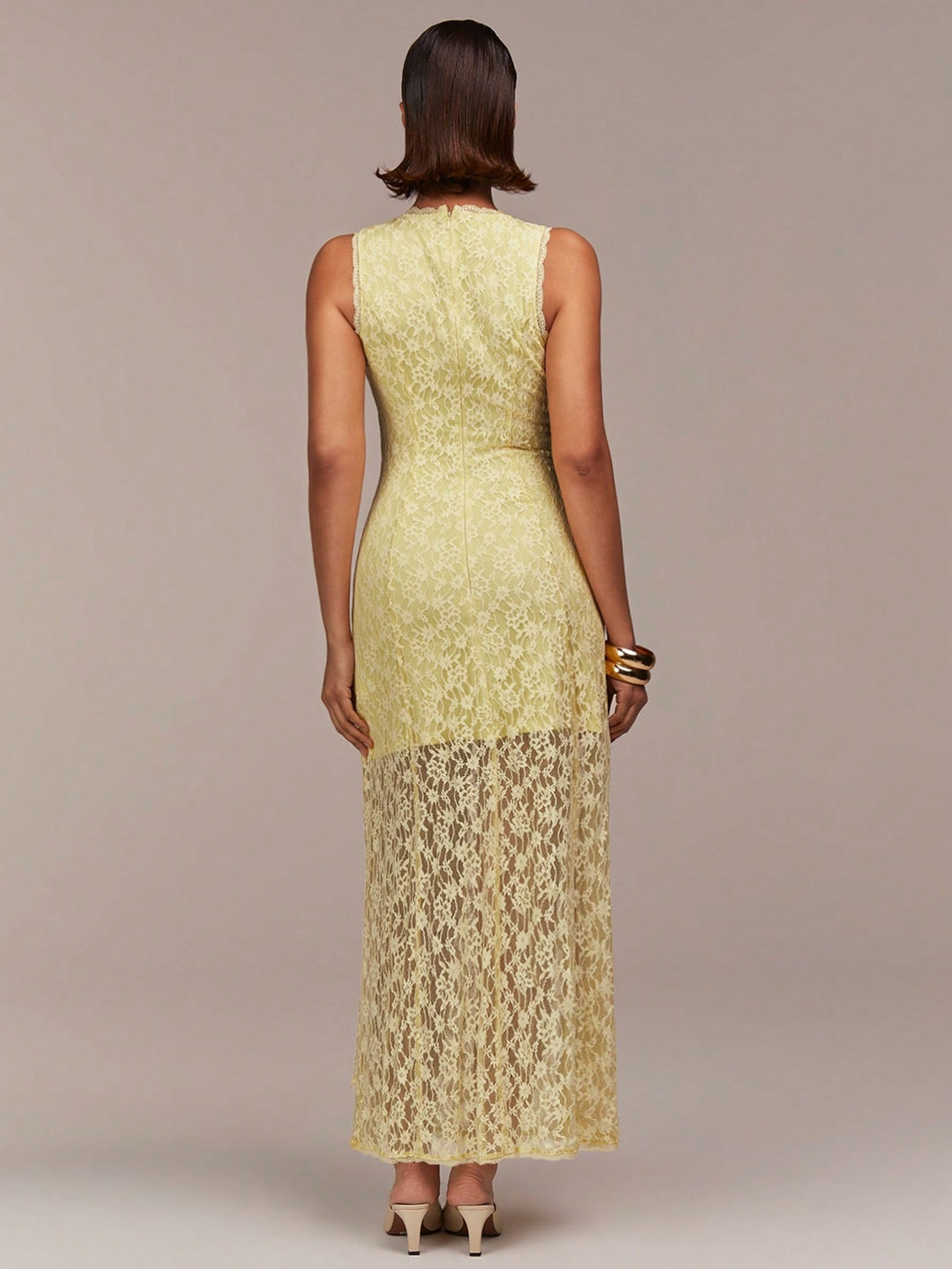 Rochie maxi SHEIN, galben